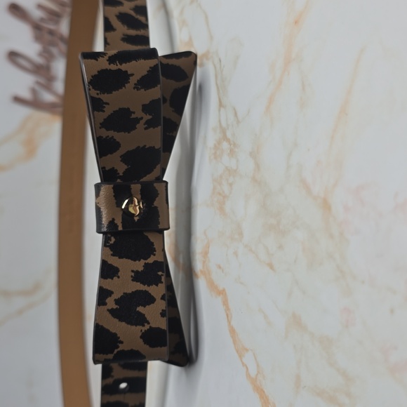 Kate Spade Leopard Print Bow Belt Size M main image 7